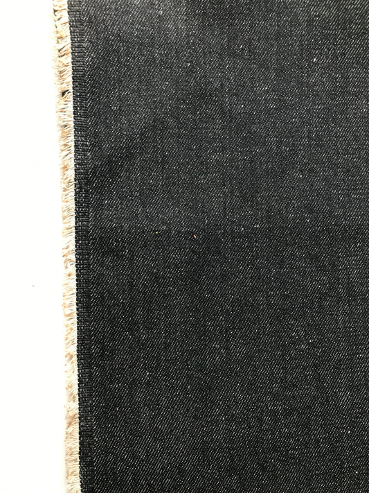 Denim, Cotton, Black, 10 oz