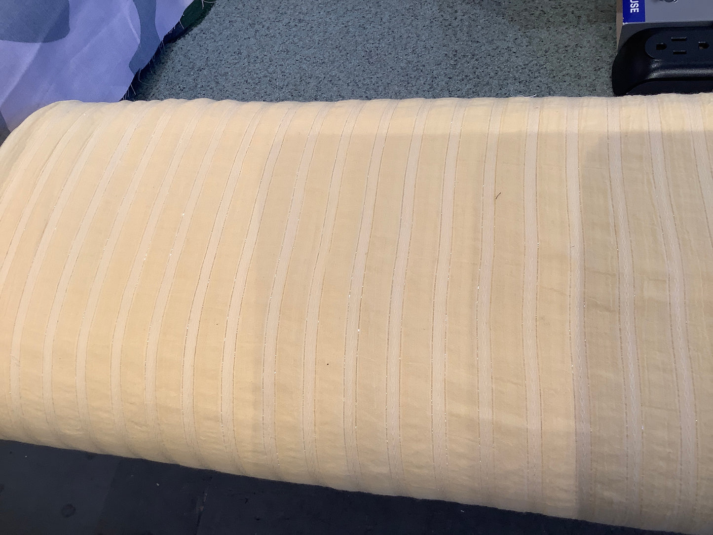 Cotton Dobby with Lurex, Yellow