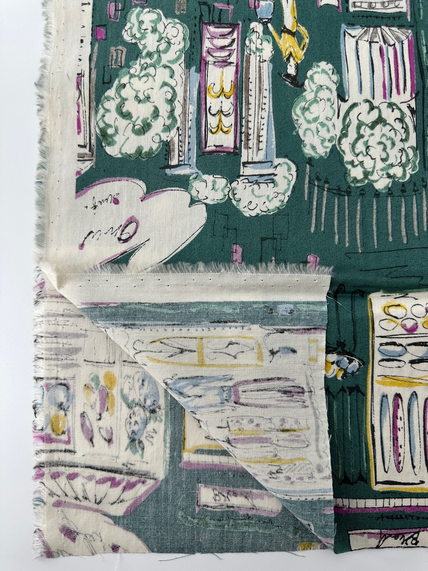 Japanese Cotton Broadcloth, La Boutique Print