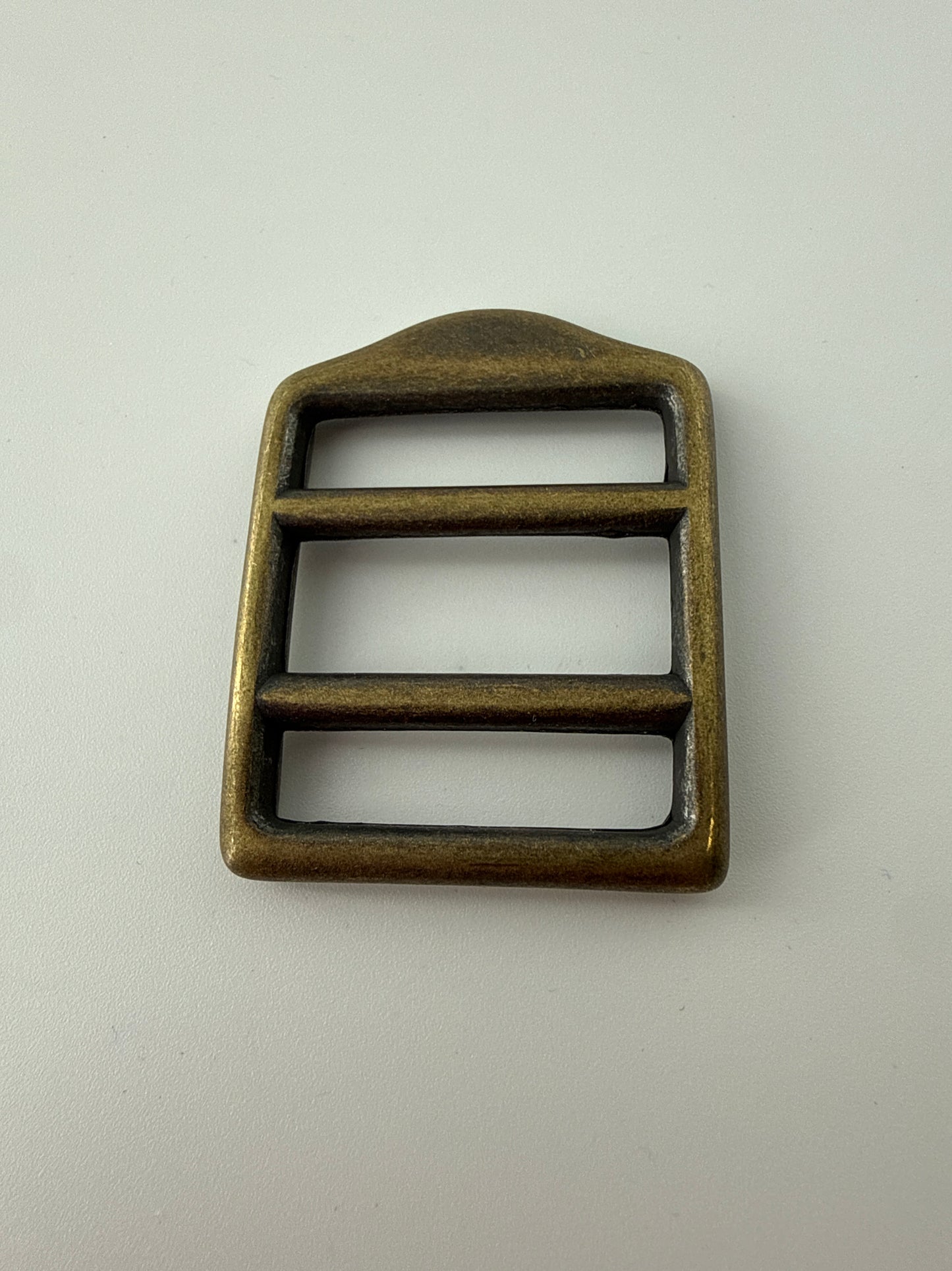 Ladder Buckle, Old Brass, 1"