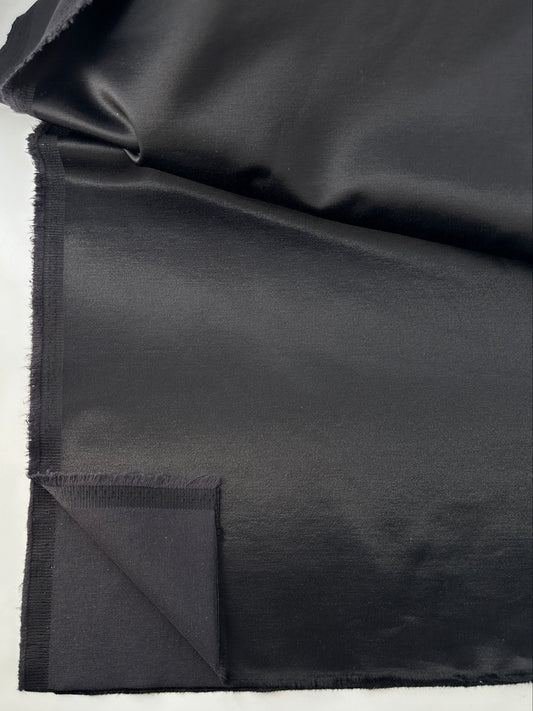 Cotton Sateen, Black
