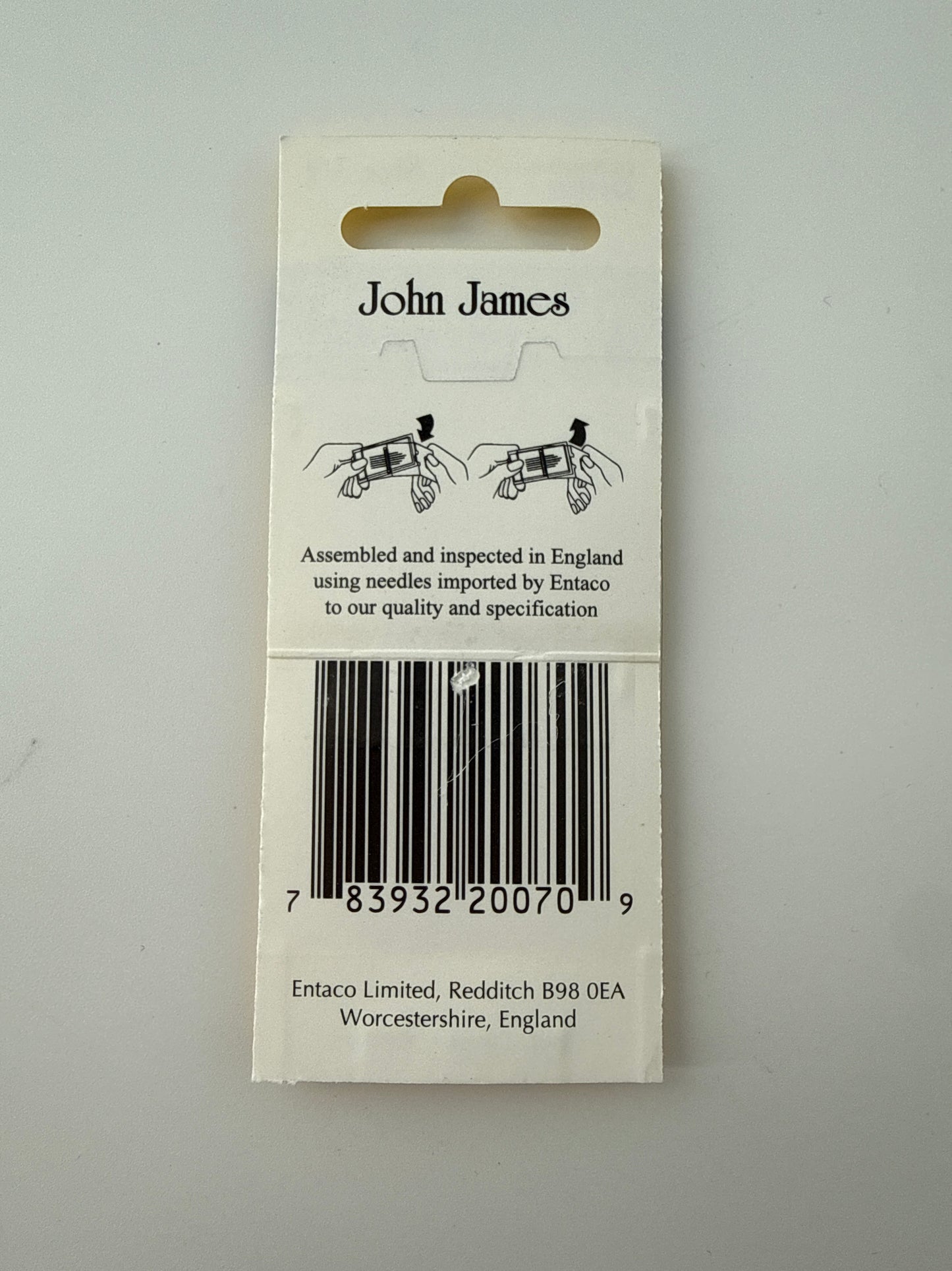 Hand Sewing Needles, Milliners Size 3/9, 16 ct