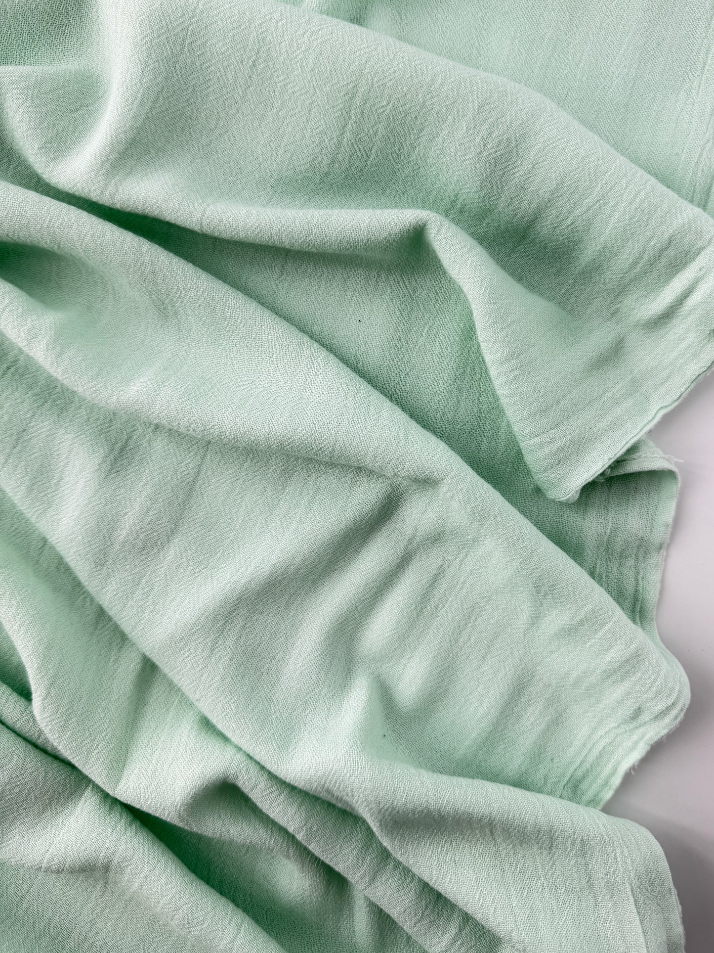 Lightweight Gauze, Semi-Sheer – Light Green