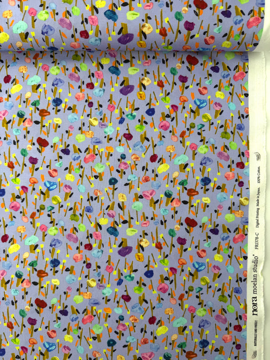 Nora Cotton Sheeting, Effortless Beauty - Purple