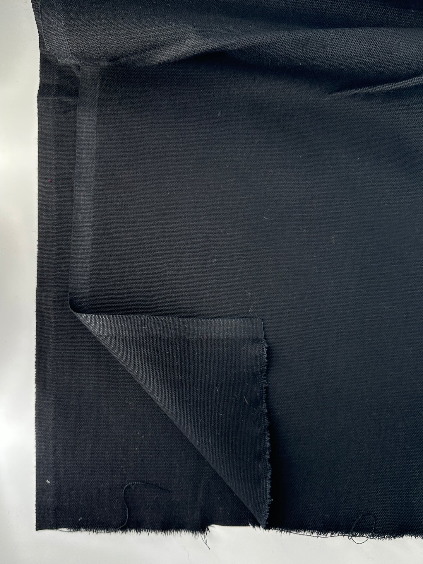 Cotton Canvas, Black, 8.5 oz