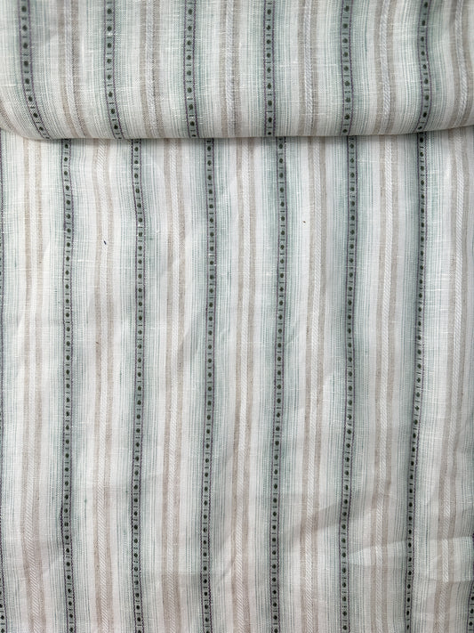 Linen, Vertical Dobby Stripe