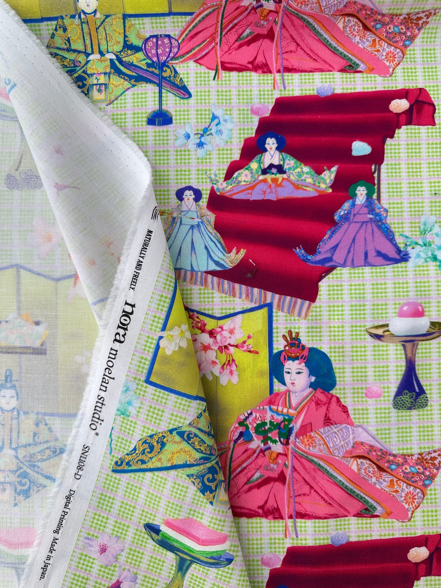 Japanese Cotton Sheeting, Digital Print - Ladies/Desserts