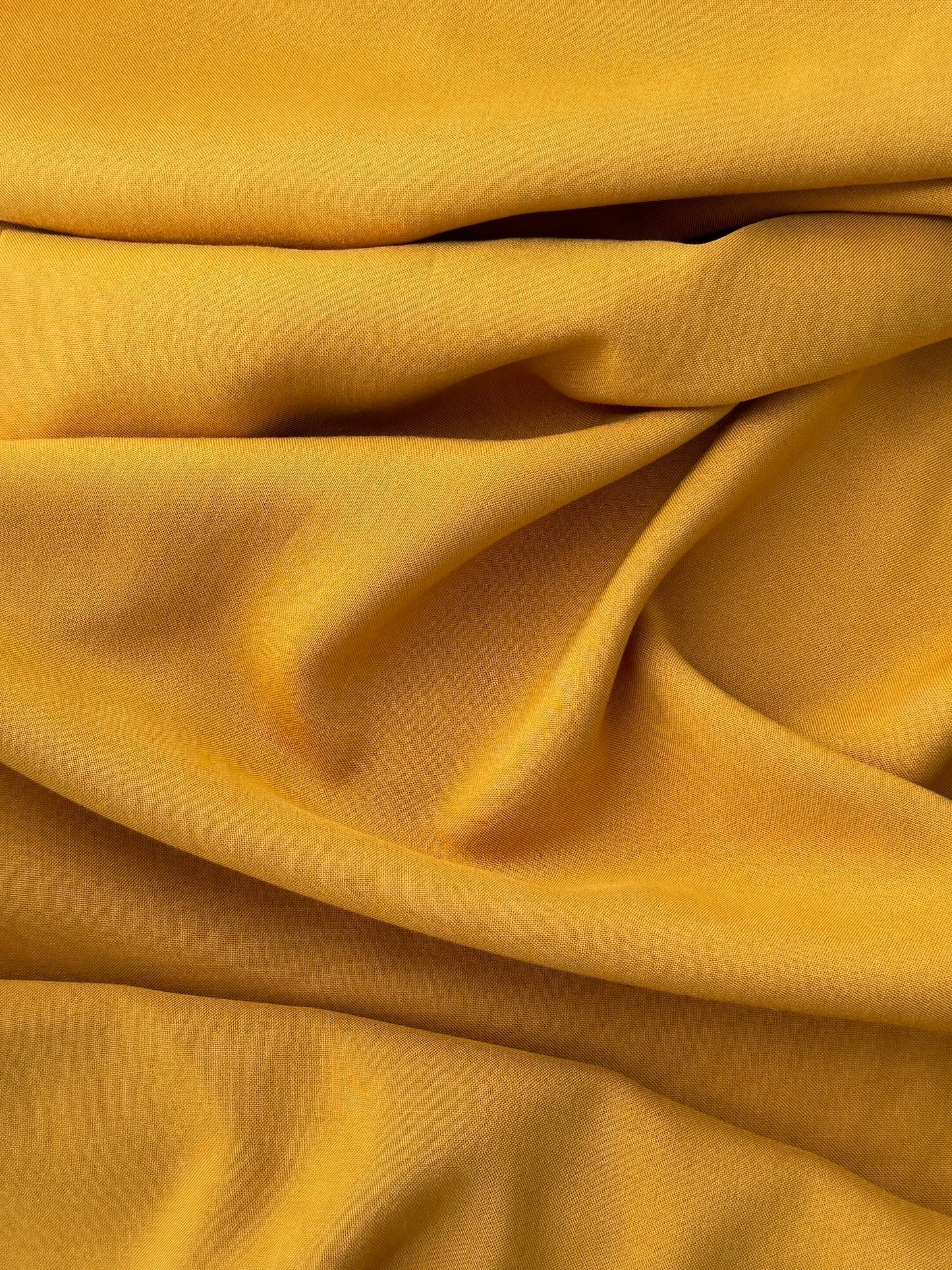 Rayon Challis, Solids – Mustard