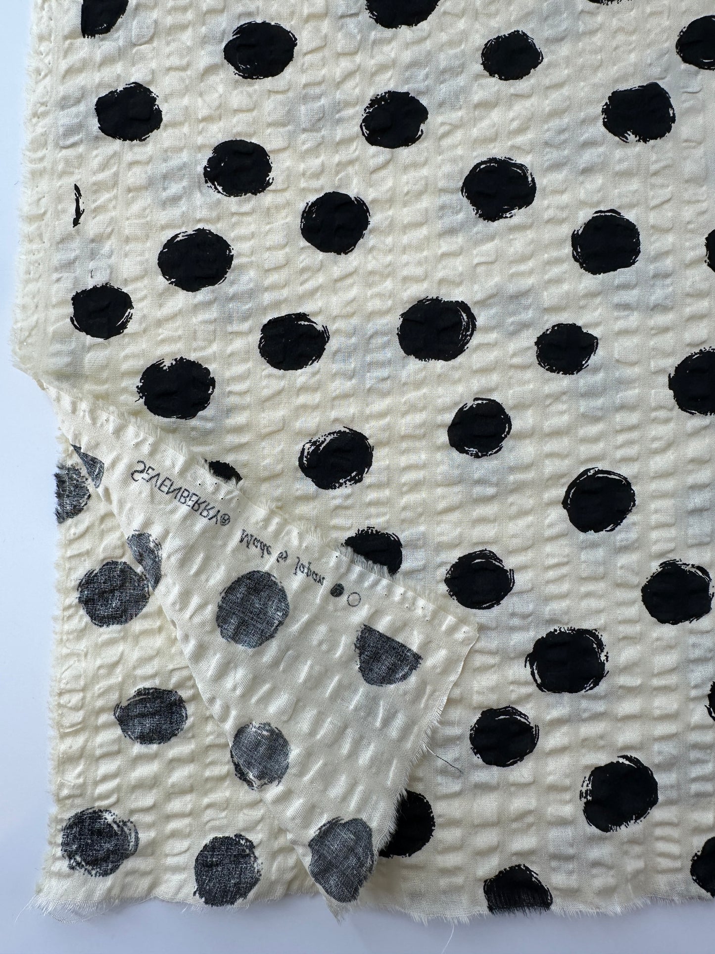Sevenberry, Cotton Ripple Cloth, Dots