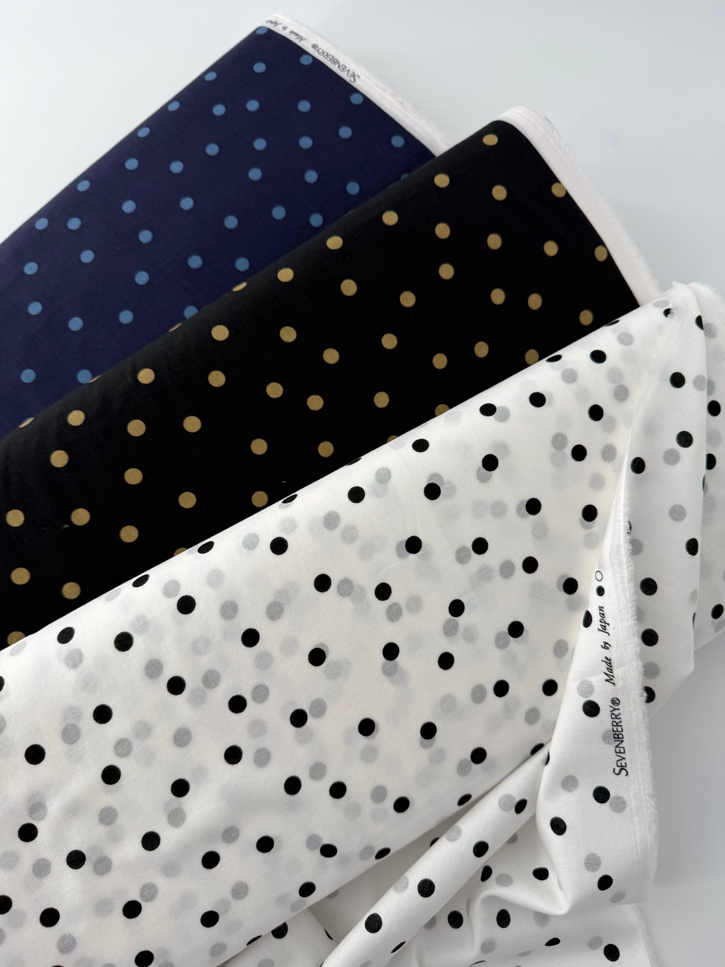 Sevenberry Royal Lawn, Dotted - Navy/Blue