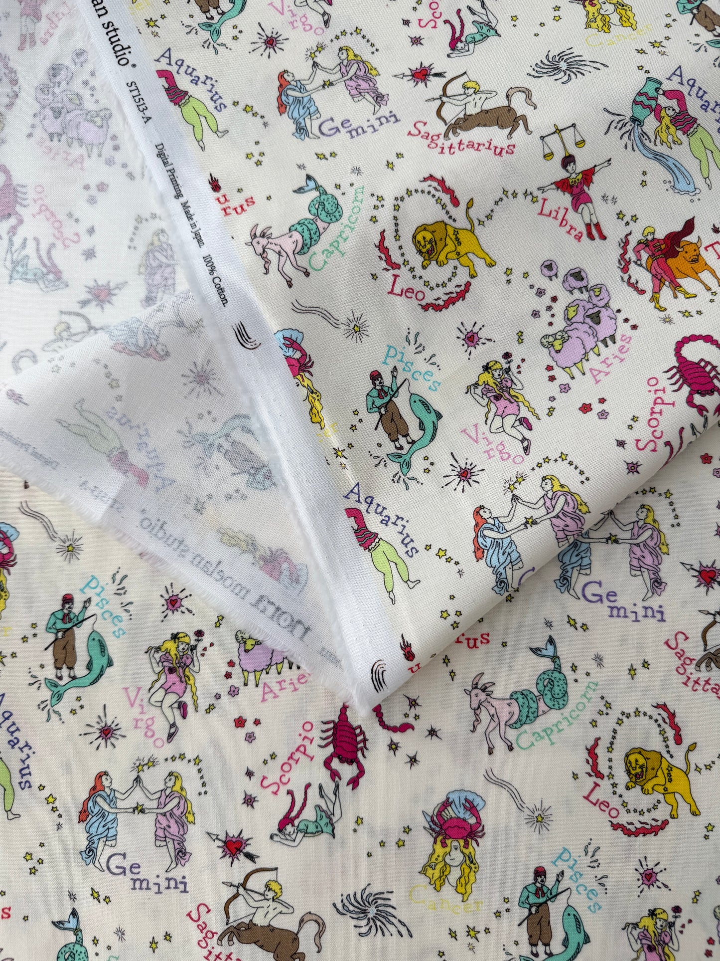 Nora Cotton Sheeting, Zodiac