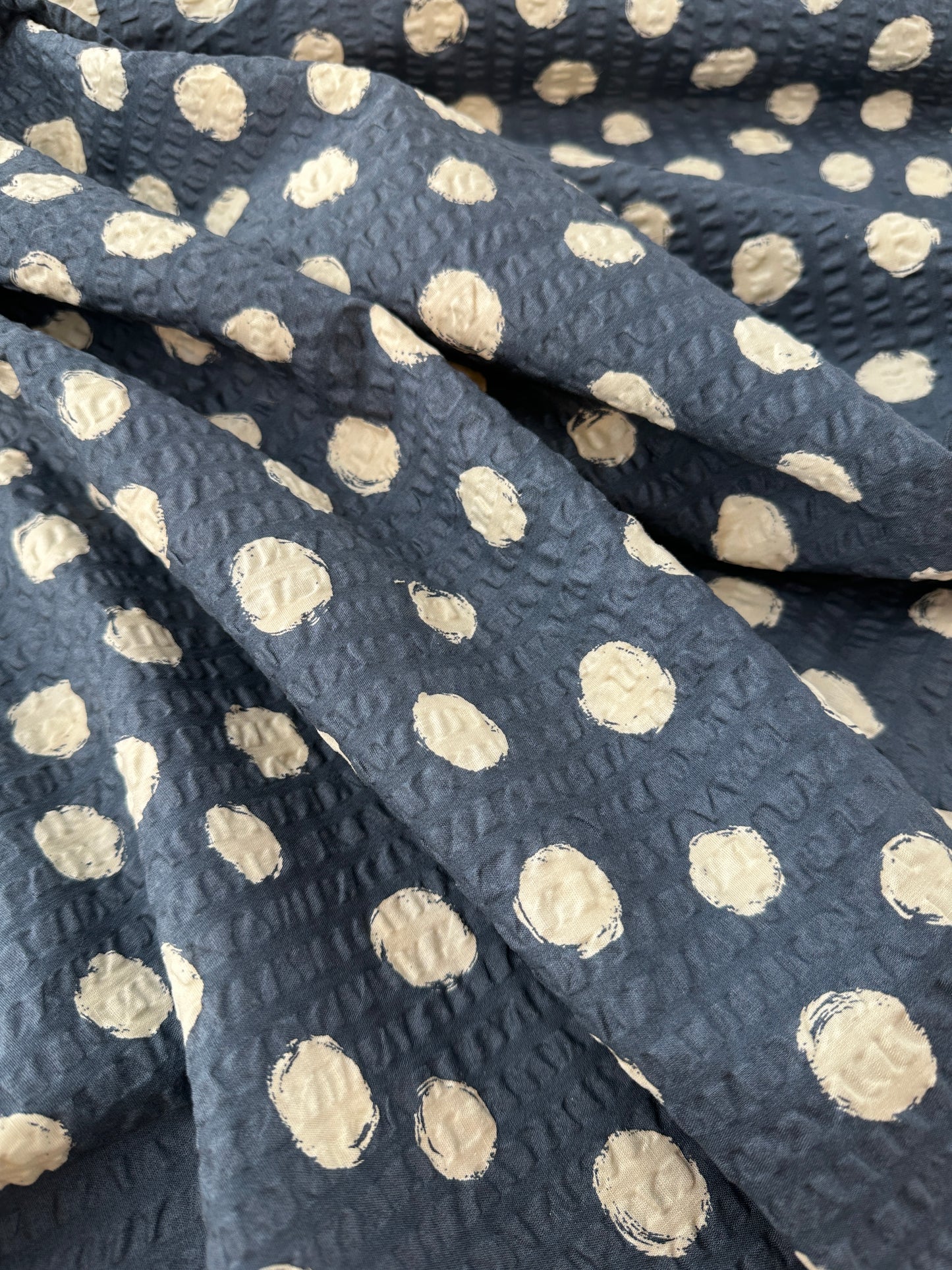 Sevenberry, Cotton Ripple Cloth, Dots