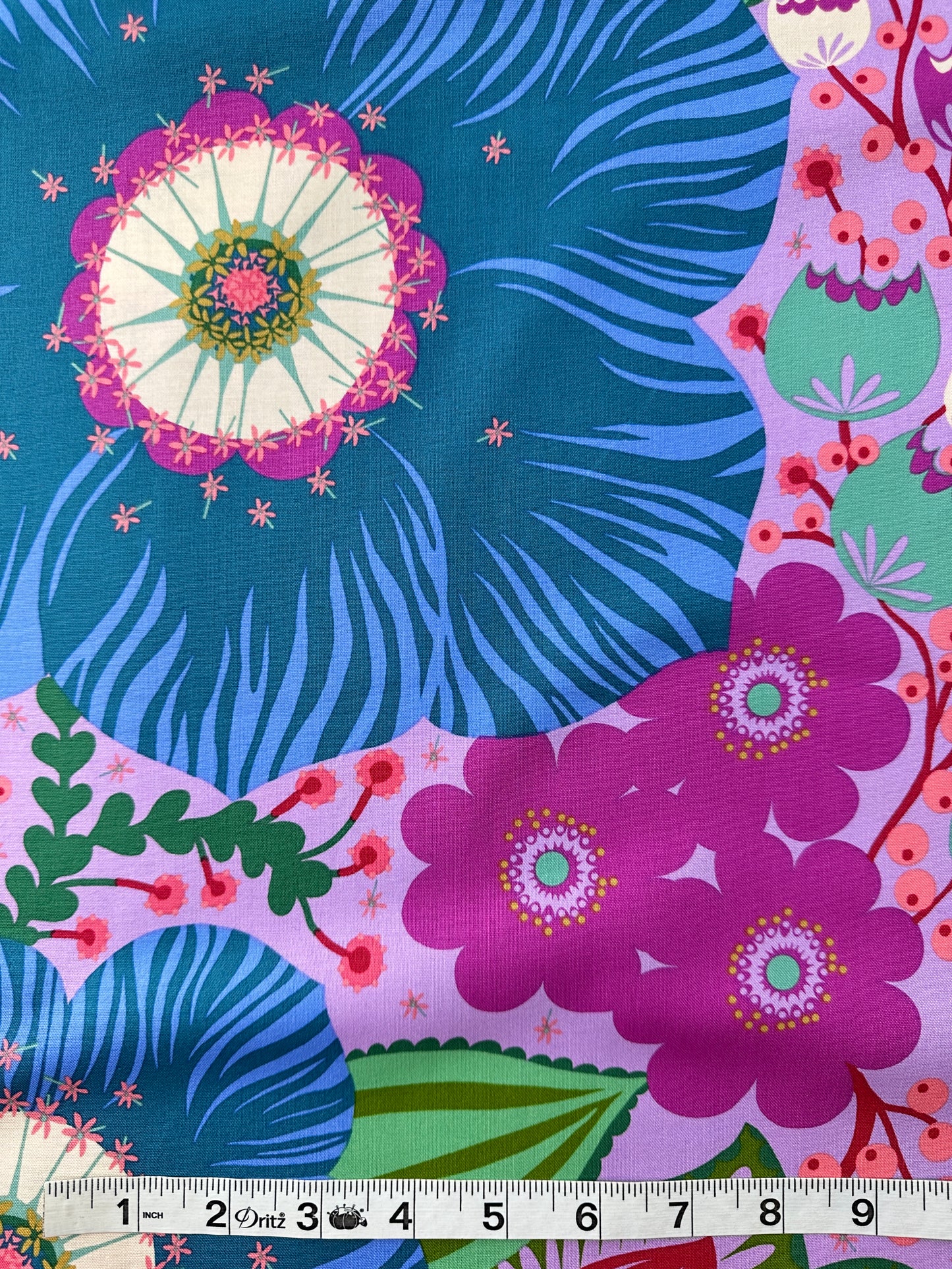 Anna Maria Cotton Sheeting, Overdressed, Honorable Mention in Cobalt, 4.7oz