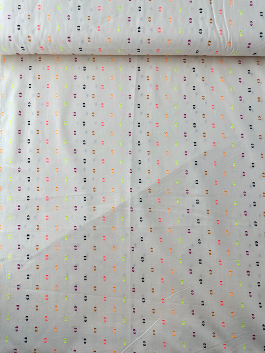 FIGO Cotton Sheeting, Intervals Cream