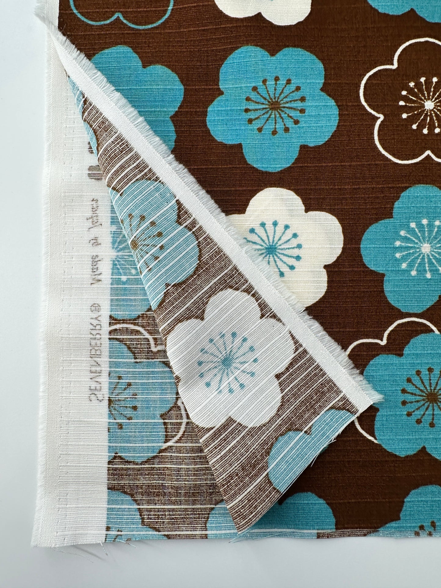 Sevenberry Cotton Shantung, Cherry Blossom Print