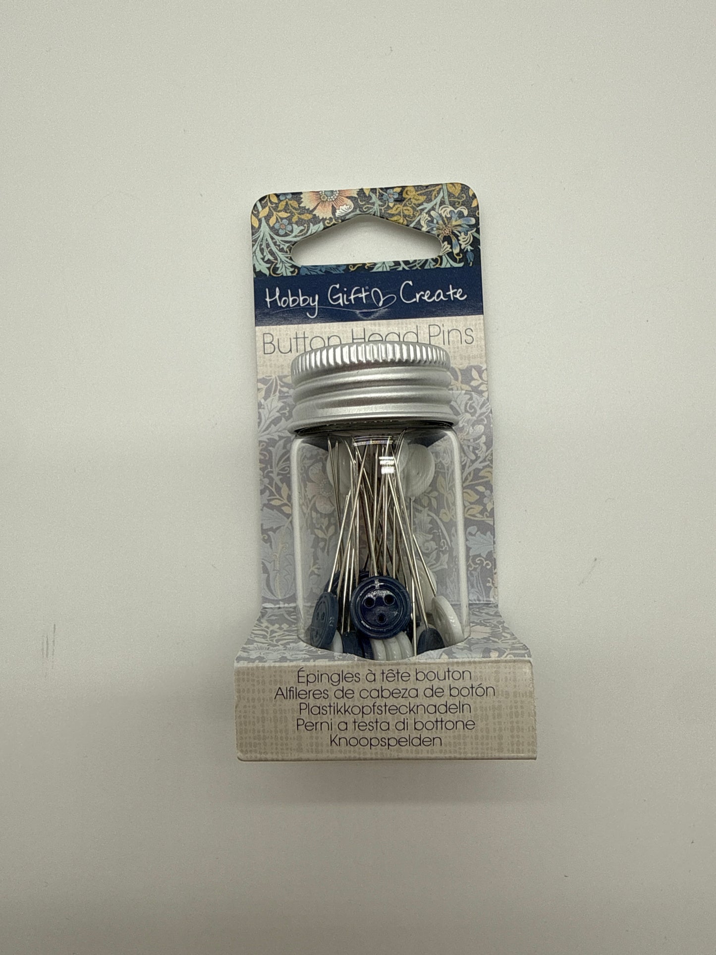 Heat Resistant Pins, Jar of Pins, 30 pcs
