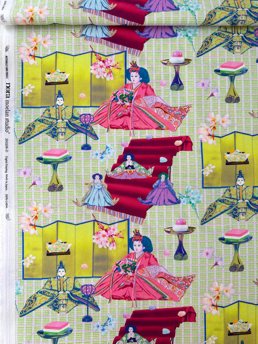 Japanese Cotton Sheeting, Digital Print - Ladies/Desserts