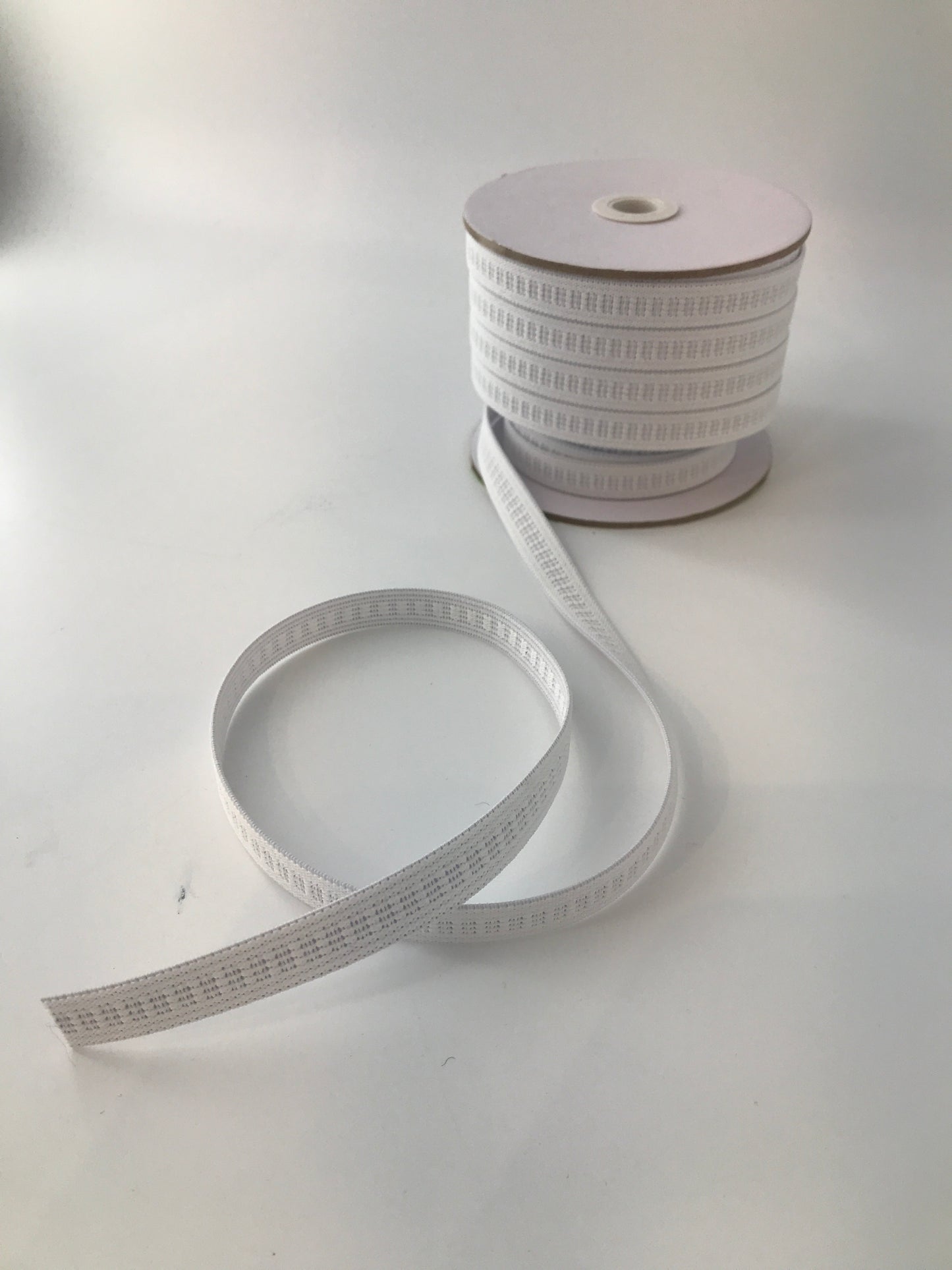 Woven Non-roll elastic, by the yard