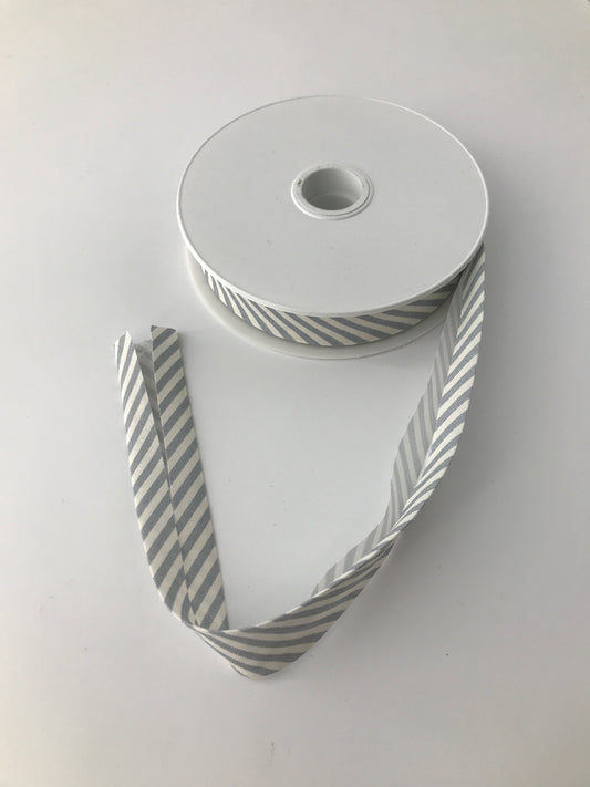 Bias Binding, Cotton, Striped, 1", by the yard