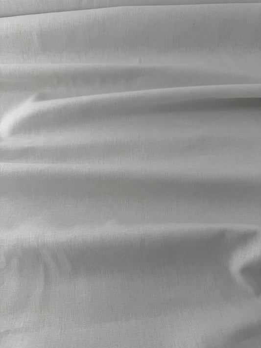 Linen/Rayon, Plain Weave, Off White