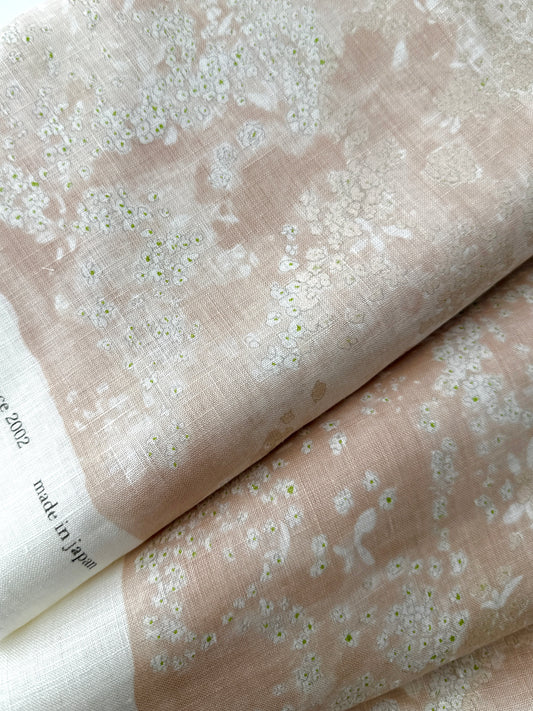 nani IRO Linen Sheeting, Lei Nani, Pink