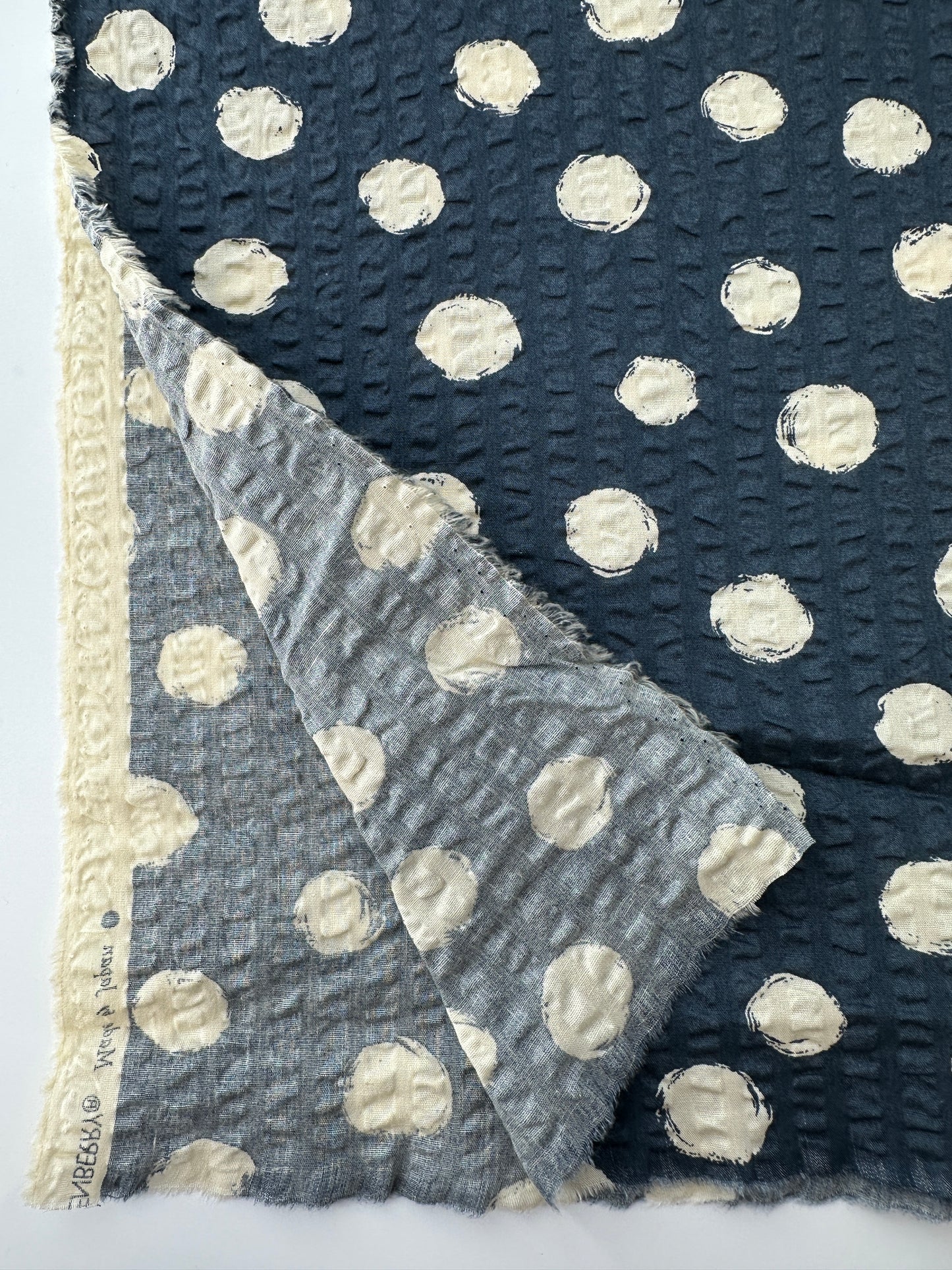 Sevenberry, Cotton Ripple Cloth, Dots