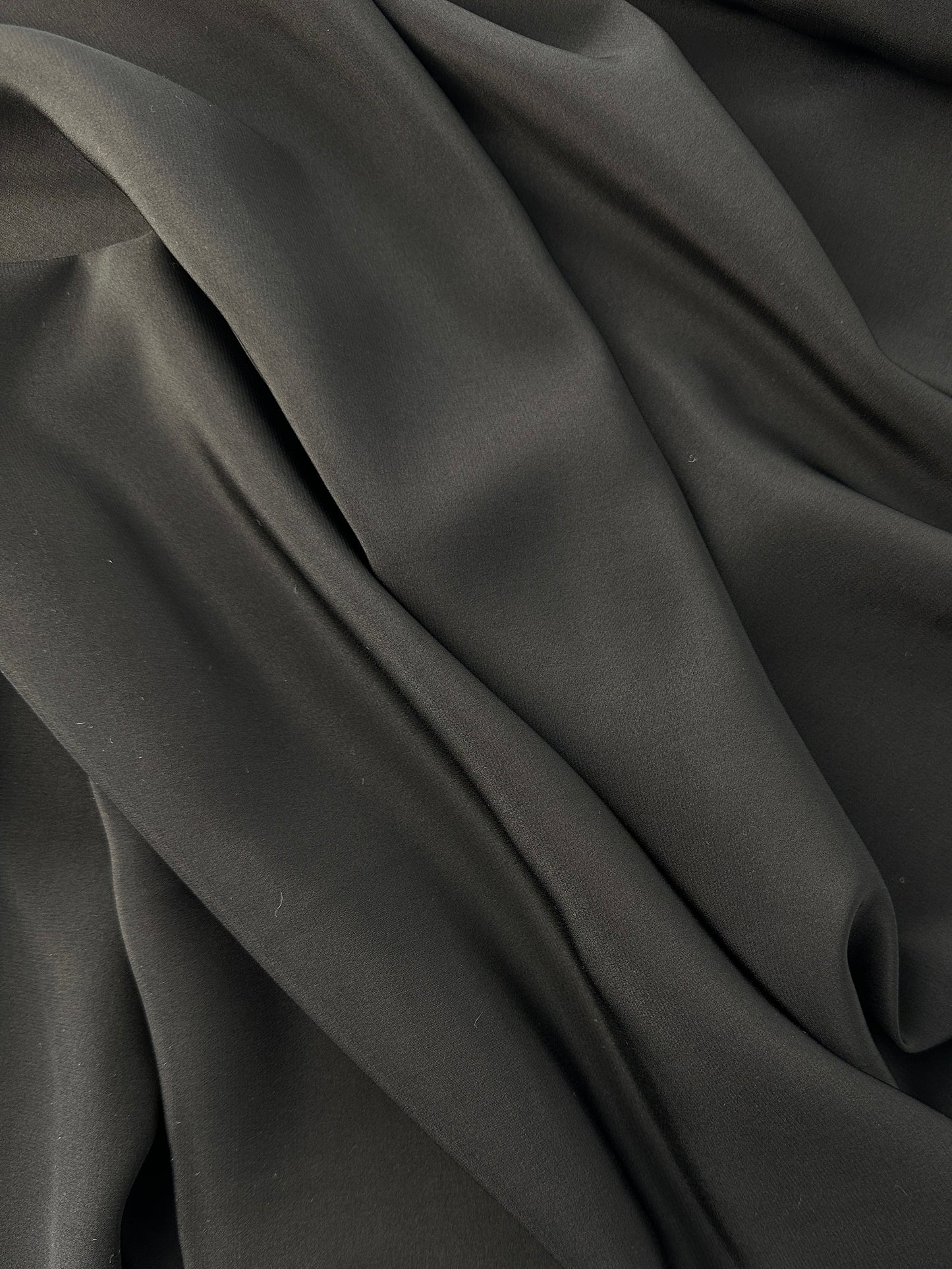Silk Crepe de Chine, Black, 1.95 oz