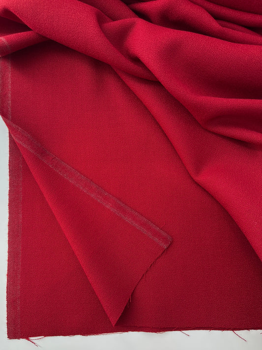 Wool Crepe, Crimson