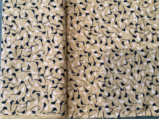 Atelier Brunette Viscose Challis, Windy Mustard