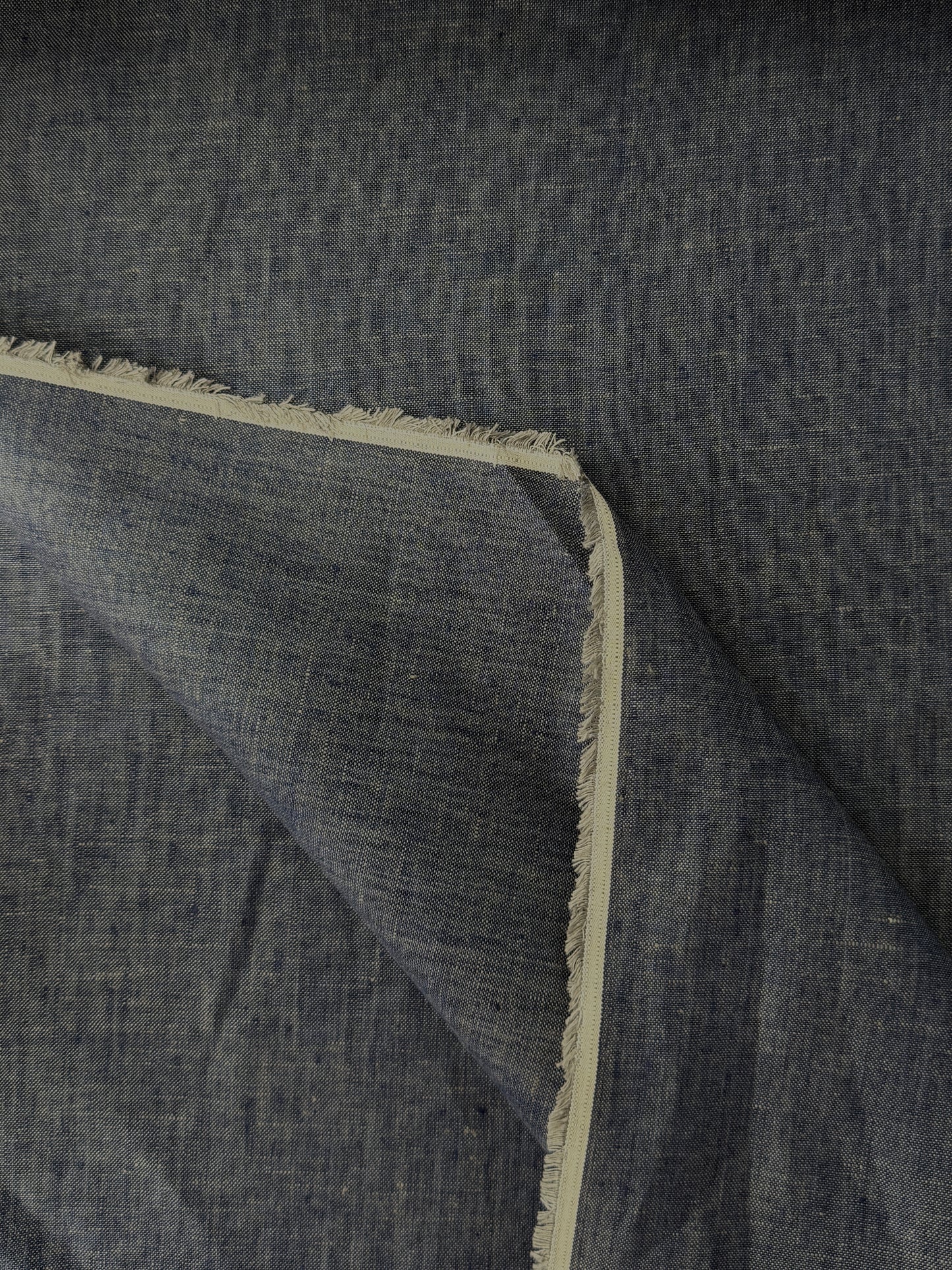 Linen Cross Dye - Dusty Blue