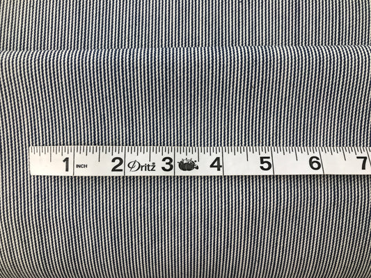 Denim, Cotton Stretch, Railroad Mini Stripe 9 oz.