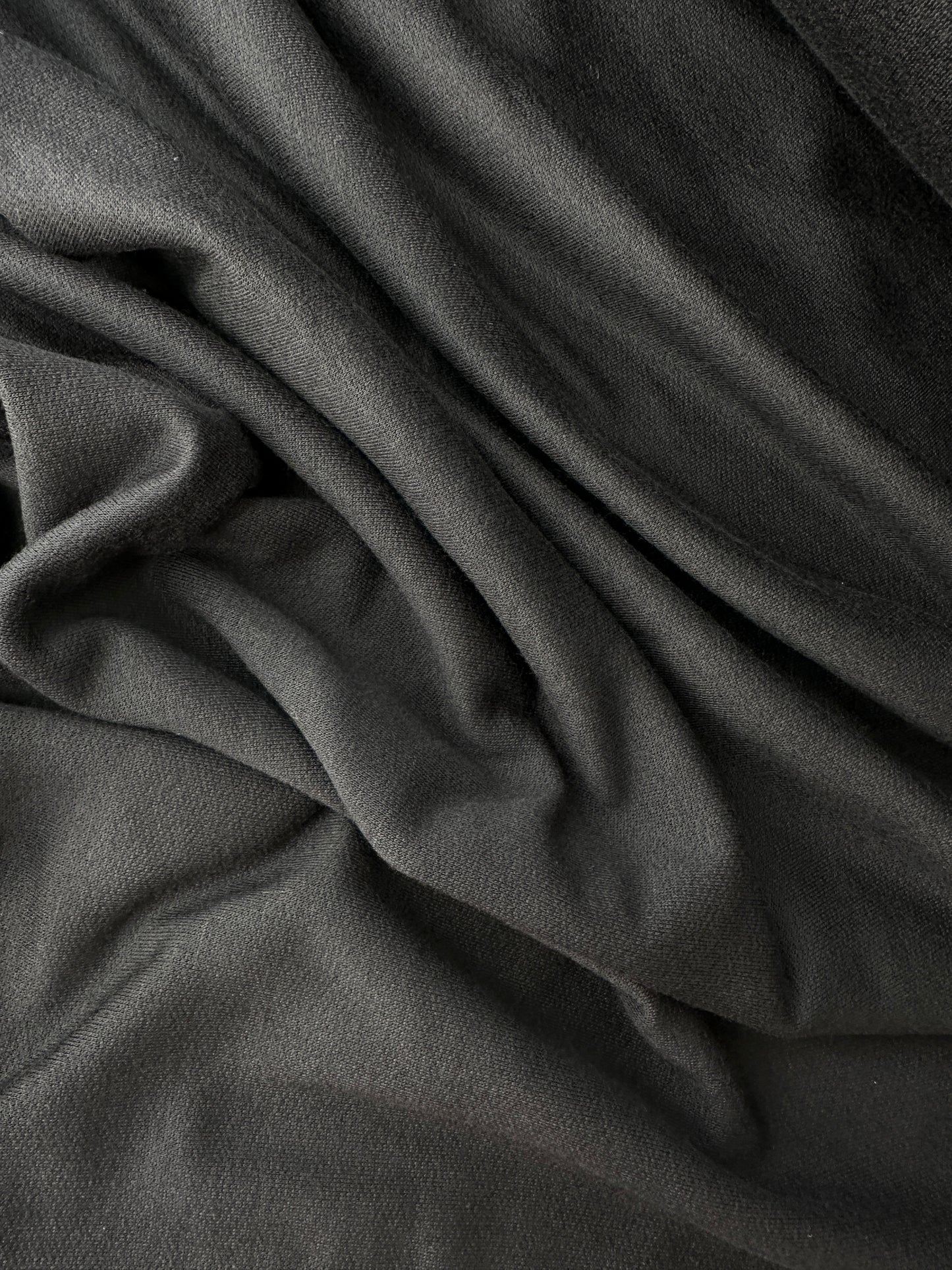 Sweatshirt Fleece, Rayon/Spandex, 225 gsm – Lt Heather Gray