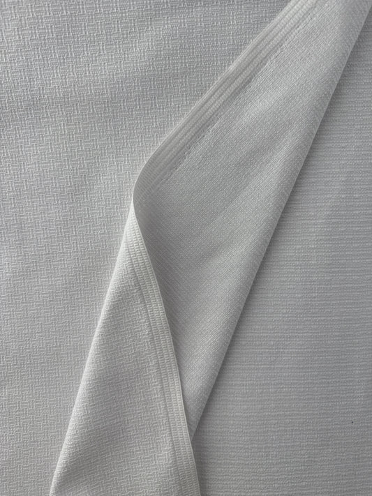 Cotton Heavyweight Jacquard, White