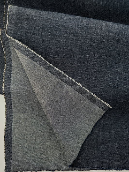 Cotton Chambray, Indigo Blue