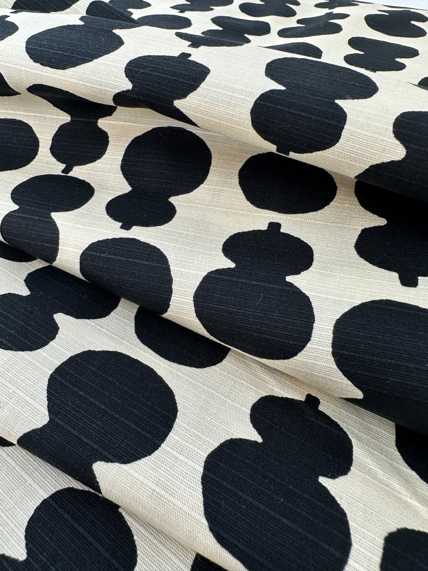 Sevenberry Cotton Shantung, Gourd Print