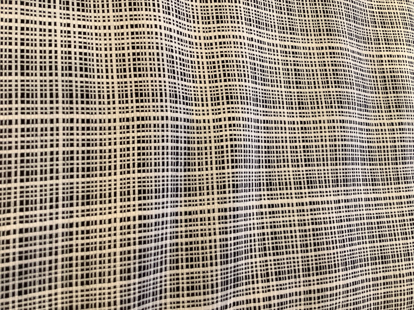 Wool/Poly Blend Mini Check