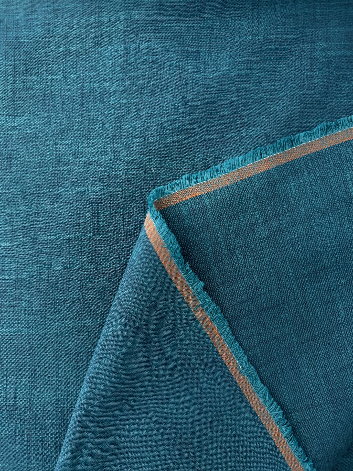 Cotton Handloom, Shot Cotton, Peacock