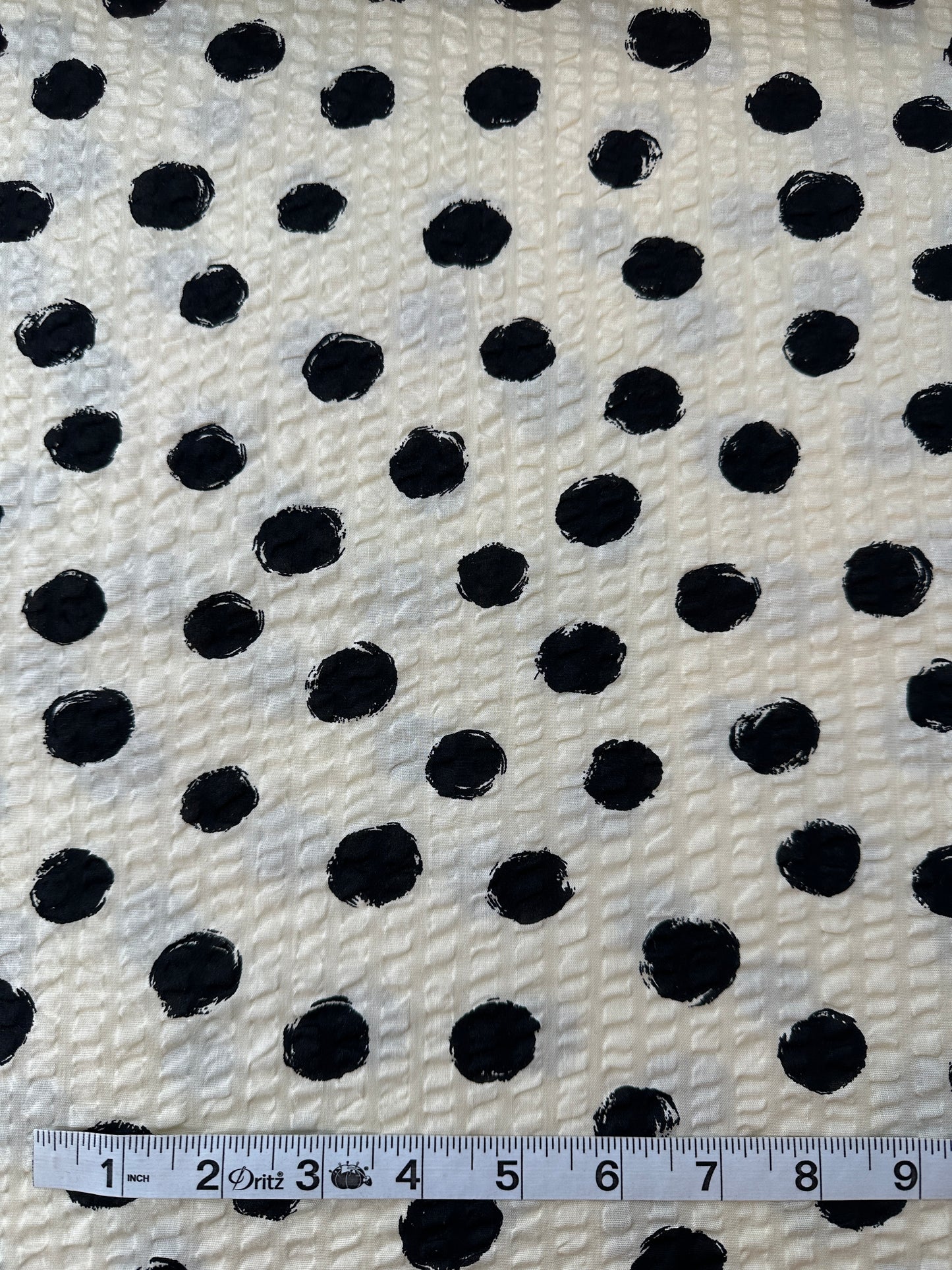 Sevenberry, Cotton Ripple Cloth, Dots