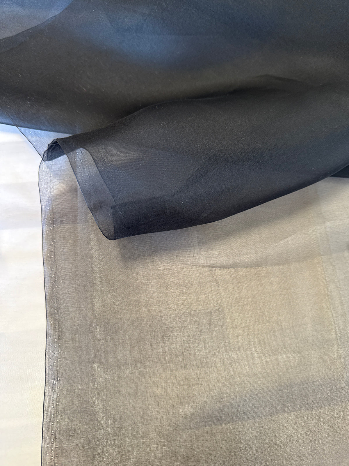 Silk Organza – Black