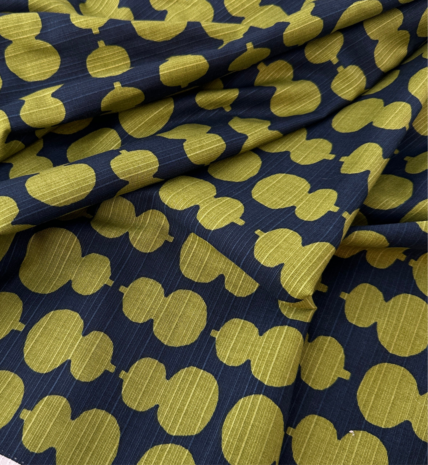 Sevenberry Cotton Shantung, Gourd Print