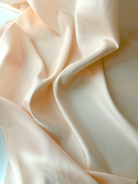Designer Deadstock, Silk Faille, Pale Pink