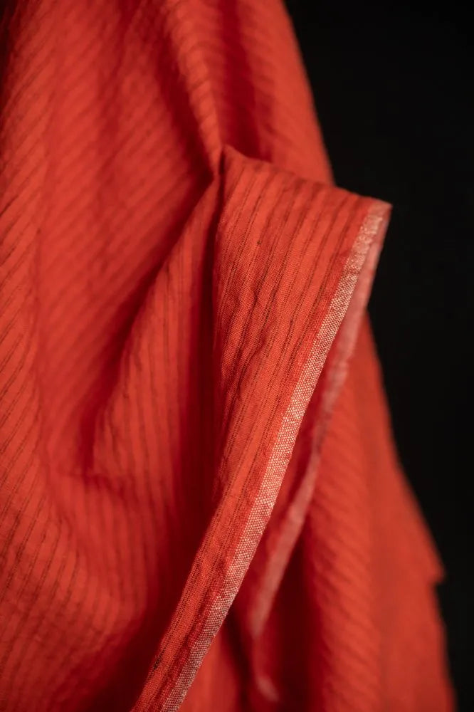 Merchant & Mills Laundered Linen, Bitter Orange Stripe