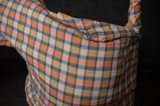 Merchant & Mills Laundered Linen, Smoked Bergamot Check