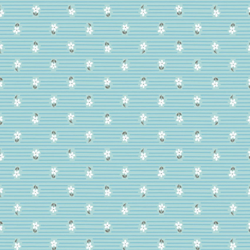 Cloud 9, Cotton Sheeting, Daisy Rows