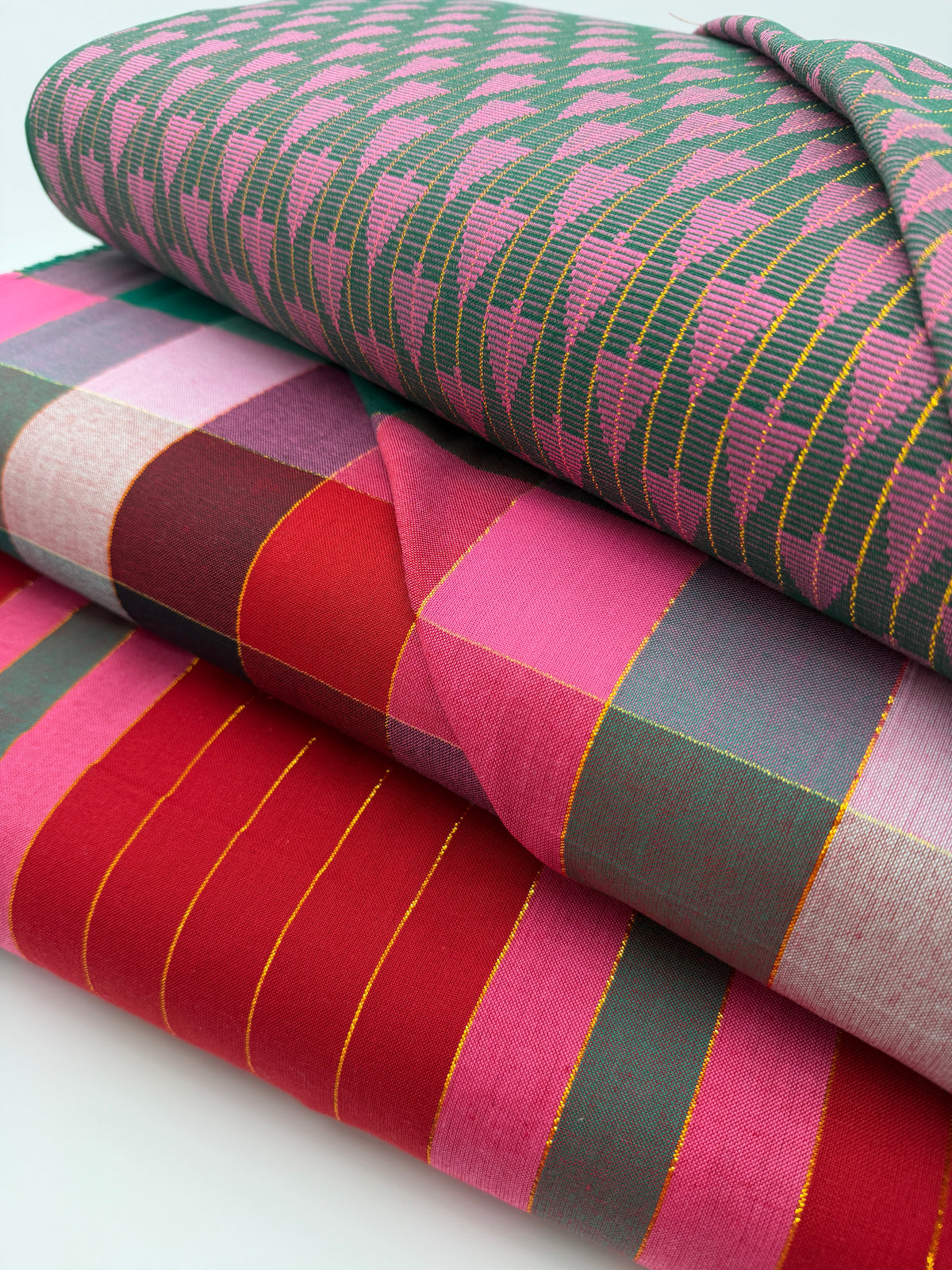 Anna Maria Textiles Silver Lining, Tree Farm - Preppy