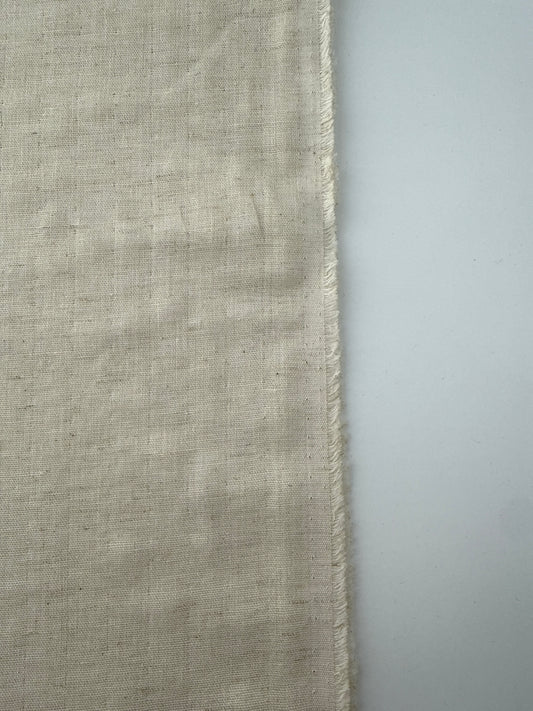 nani IRO Organic Cotton/Linen Double Gauze, Natural