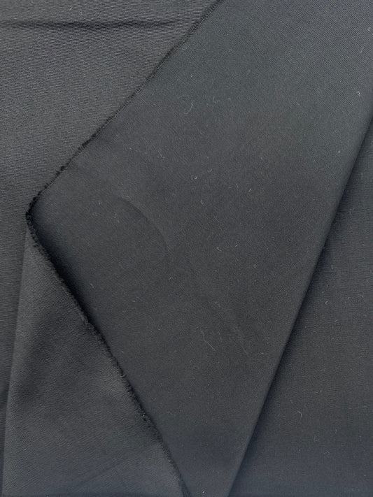 Cotton Poplin, Sanded - Black
