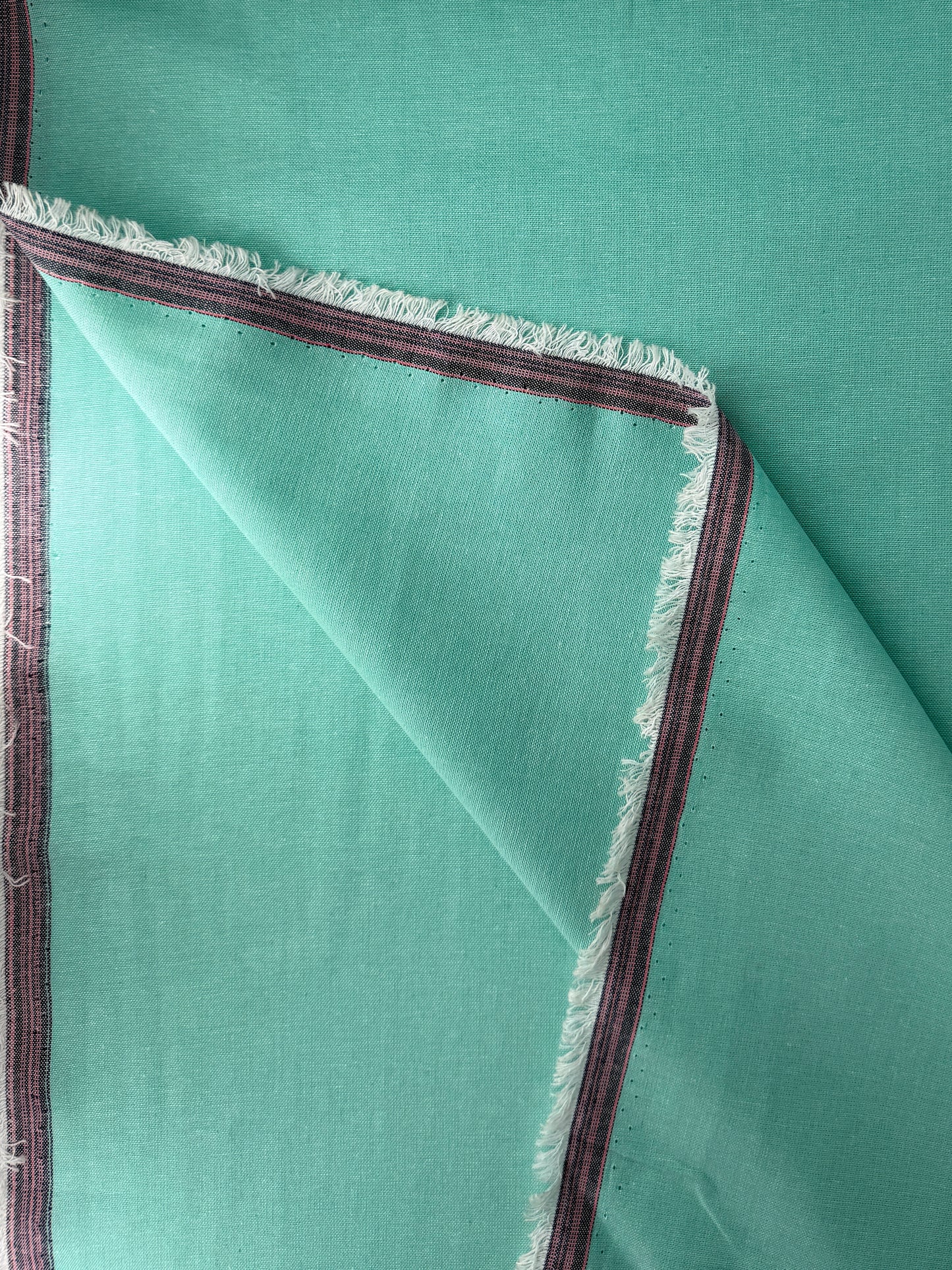 Cotton Chambray, Aqua
