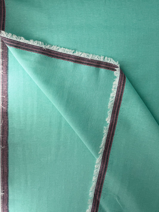 Cotton Chambray, Aqua