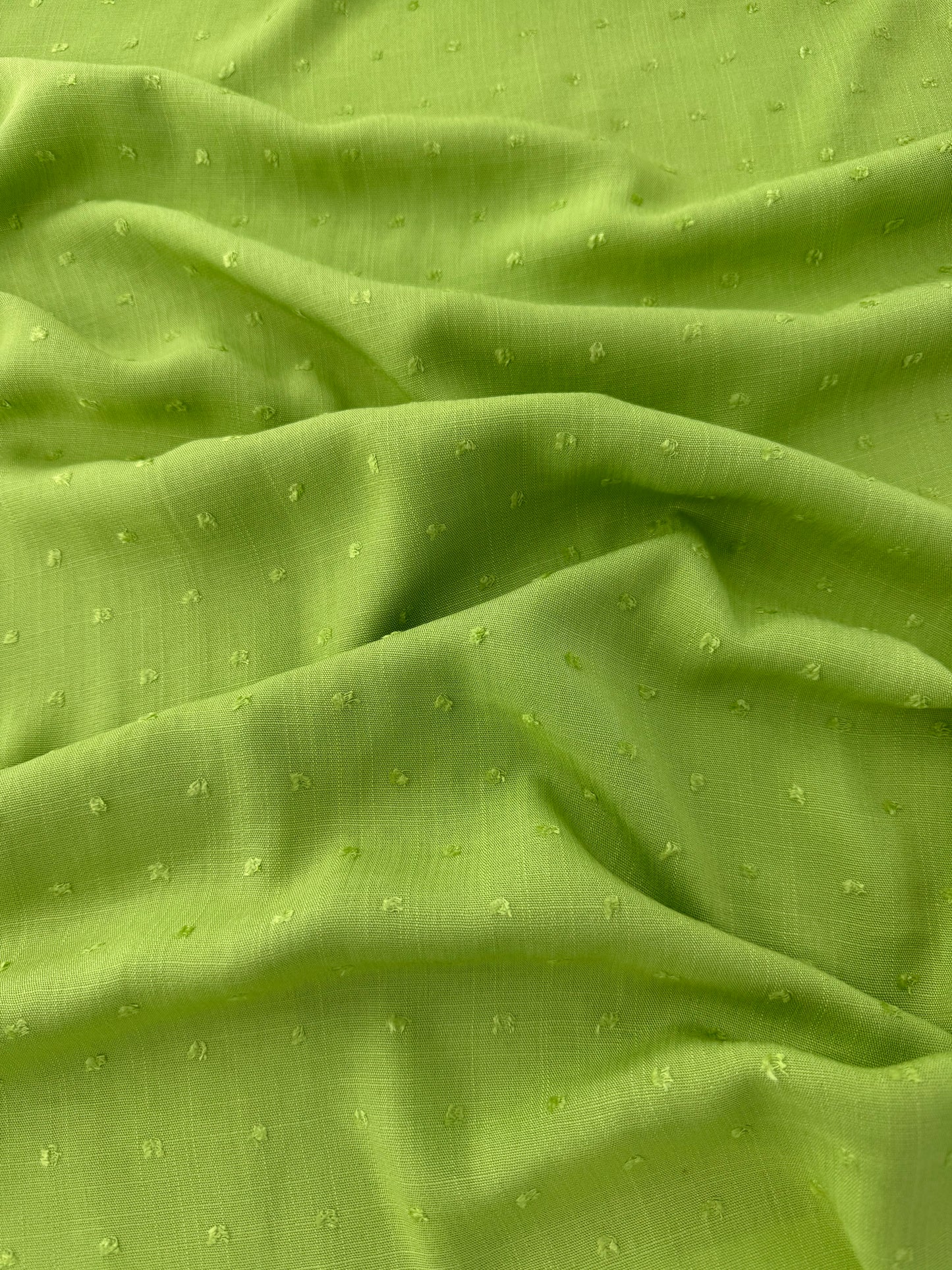 Rayon, Swiss Dot, Pink or Lime